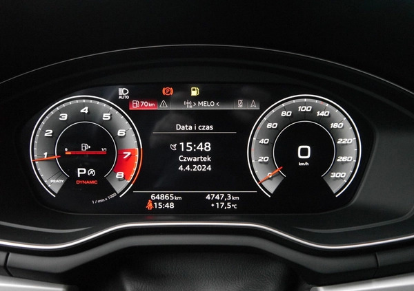 Audi A4 cena 164400 przebieg: 64857, rok produkcji 2020 z Biała Rawska małe 466